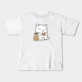 Chubby Cat Cookie Kids T-Shirt